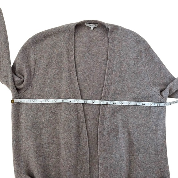 Madewell Coziest Yarn Merino Wool Alpaca Blend Open Front Walker Cardigan SZ M - Picture 10 of 11